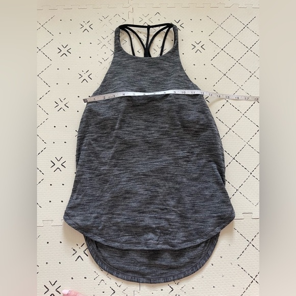 Lululemon Raise The Barre Tank‎ Heathered Black size 2 - Picture 5 of 10